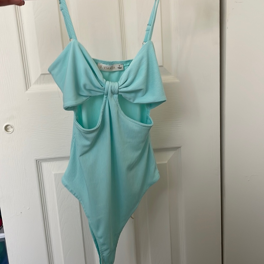 Pale Teal Bodysuit